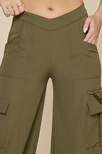 Y2K Cargo Pant - Dark Olive