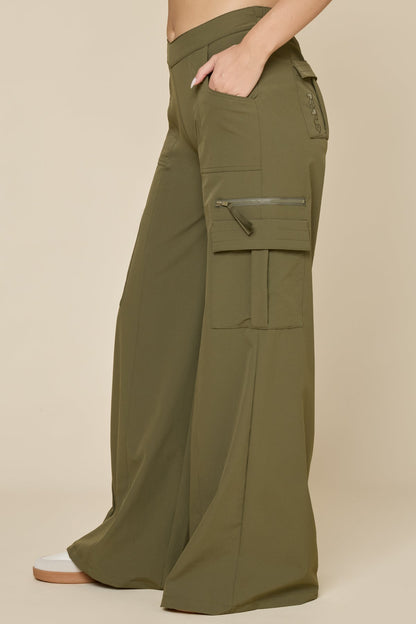 Y2K Cargo Pant - Dark Olive