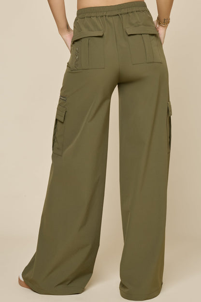 Y2K Cargo Pant - Dark Olive