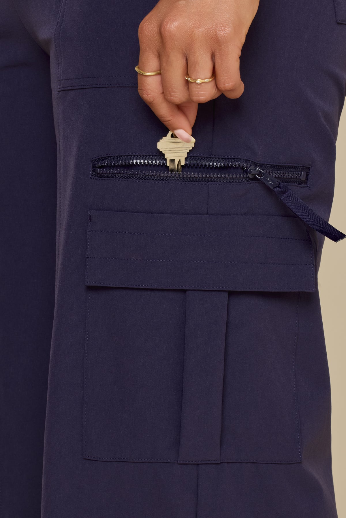 Y2K Cargo Pant - French Navy