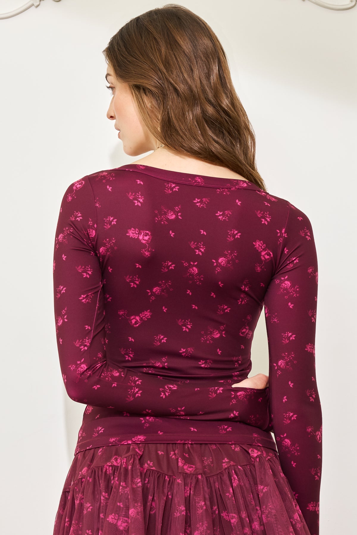 Your Favorite Reversible Long Sleeve Top - Fleur d'amour