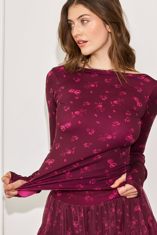 Your Favorite Reversible Long Sleeve Top - Fleur d'amour