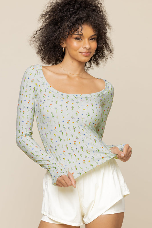 Your Favorite Reversible Long Sleeve Top - Meadow