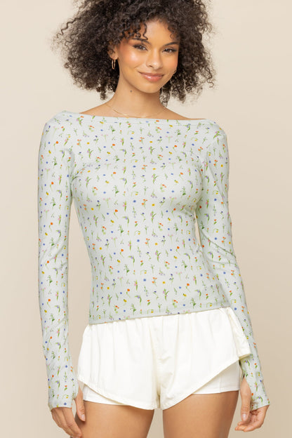 Your Favorite Reversible Long Sleeve Top - Meadow