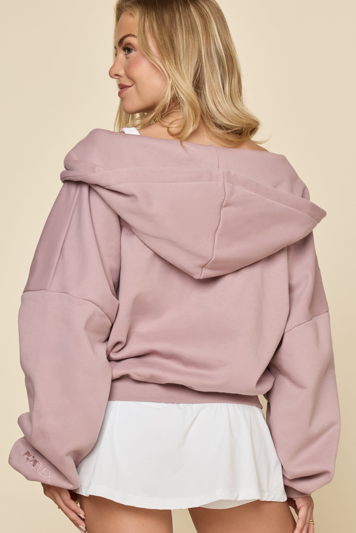 Zip Cloud Hoodie - Blush