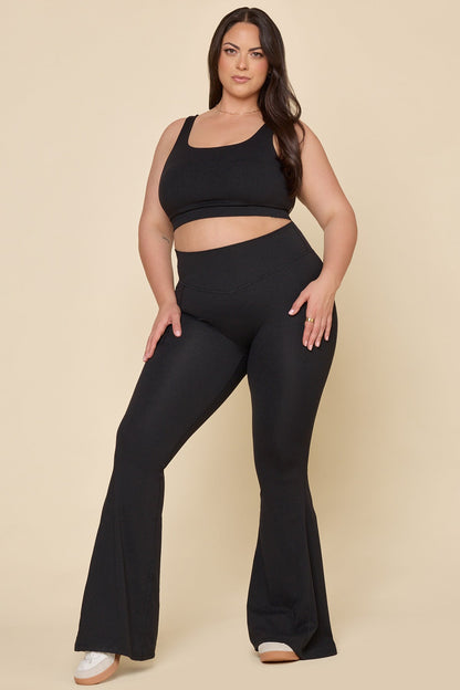 Supersculpt™ Bell Bottom with Pockets - Black