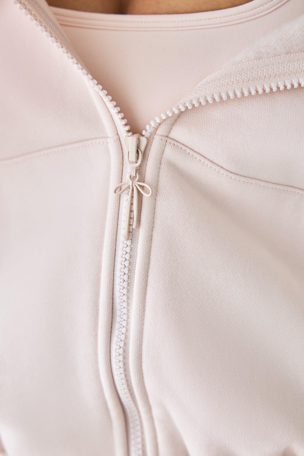 Zip Cloud Hoodie Limited Edition Bow Charm - Tutu Pink