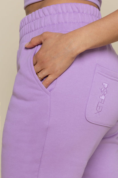 Cloud Rollover Sweatpant - Mystic Purple