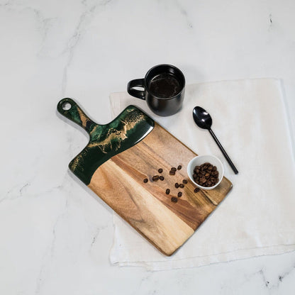 Acacia Wood Resin Art Charcuterie Board - Medium Acacia Wood Resin Art Charcuterie Board - Medium Home