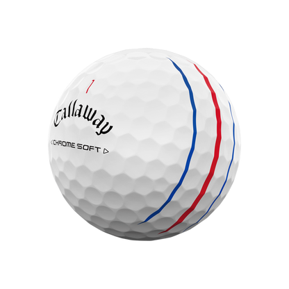 BALLE CALLAWAY CHROME SOFT 24 WHITE TRIPLE TRACK