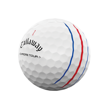 BALLE CALLAWAY CHROME TOUR 24 WHITE TRIPLE TRACK
