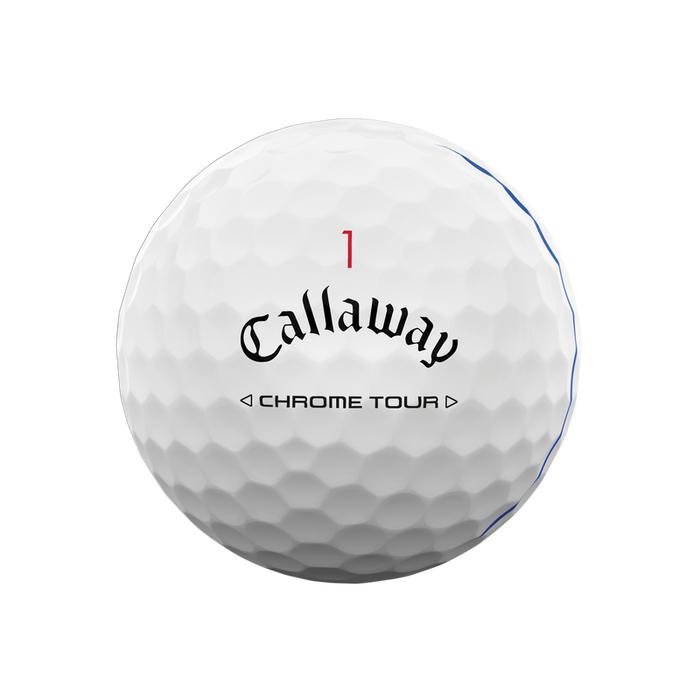 BALLE CALLAWAY CHROME TOUR 24 WHITE TRIPLE TRACK