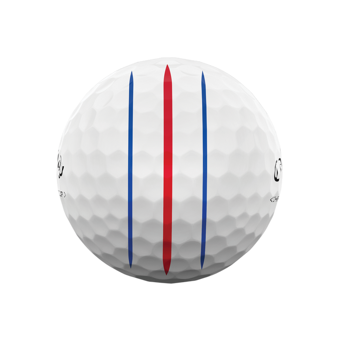 BALLE CALLAWAY CHROME TOUR 24 WHITE TRIPLE TRACK