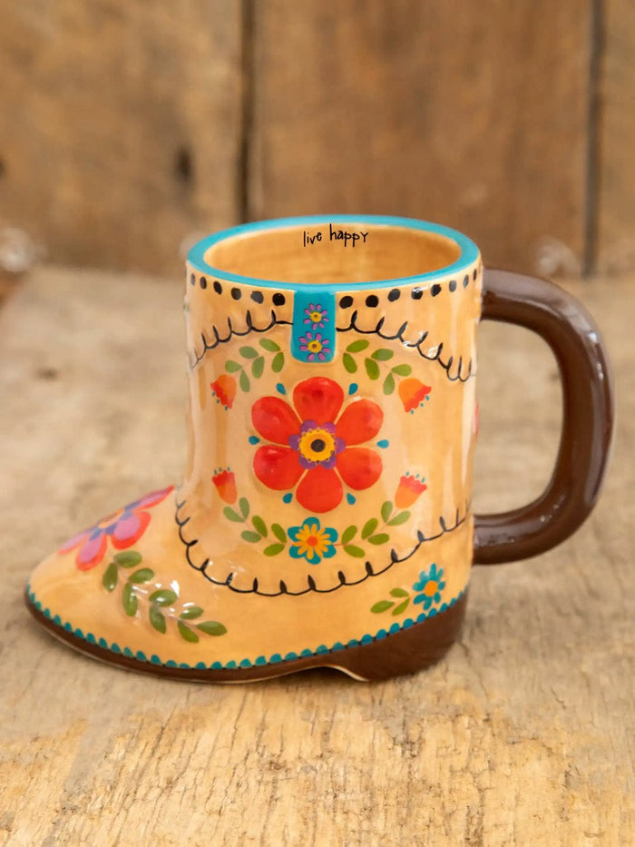 Betty the Boot Folk Art Mug Betty the Boot Folk Art Mug Home