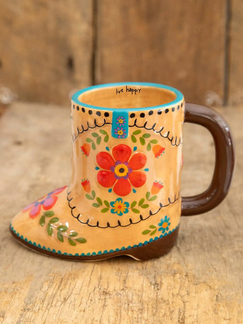 Betty the Boot Folk Art Mug Betty the Boot Folk Art Mug Home