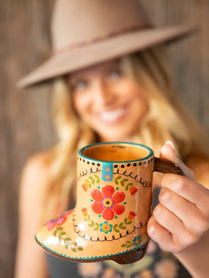 Betty the Boot Folk Art Mug Betty the Boot Folk Art Mug Home