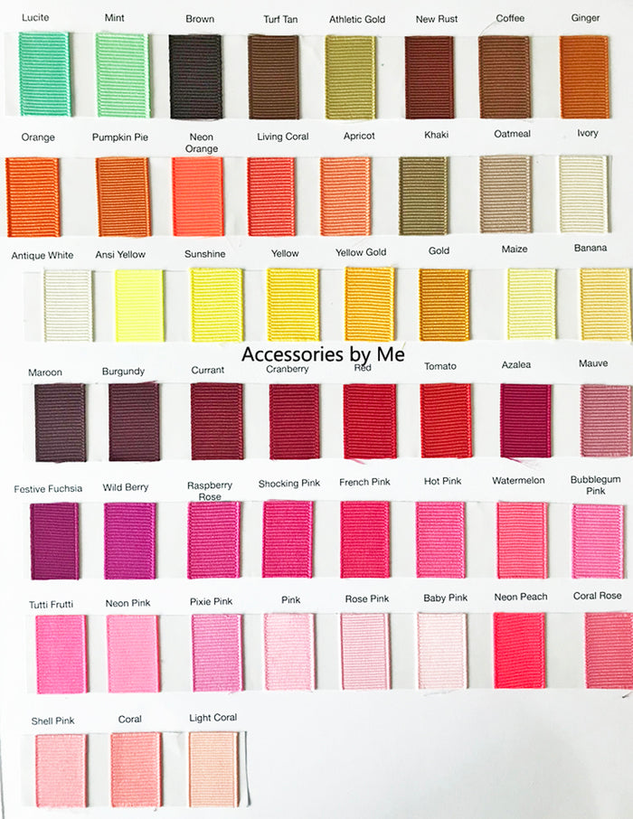 Team Ribbon Color Card