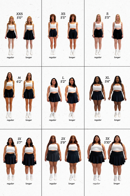 Crisscross Hourglass® Twirl Skort (Longer) - Digital Lavender