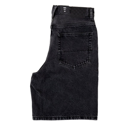 Check 5 Baggy Denim Short (Washed Black)