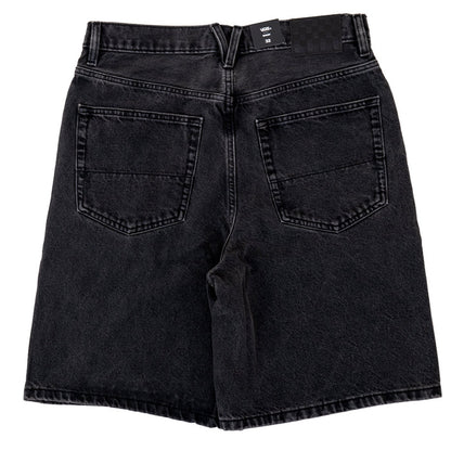 Check 5 Baggy Denim Short (Washed Black)