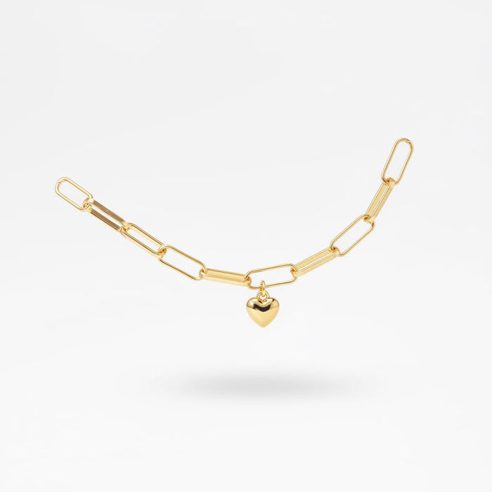 Classic Paper Clip Bracelet for Charm Bar Classic Paper Clip Bracelet for Charm Bar Bracelet