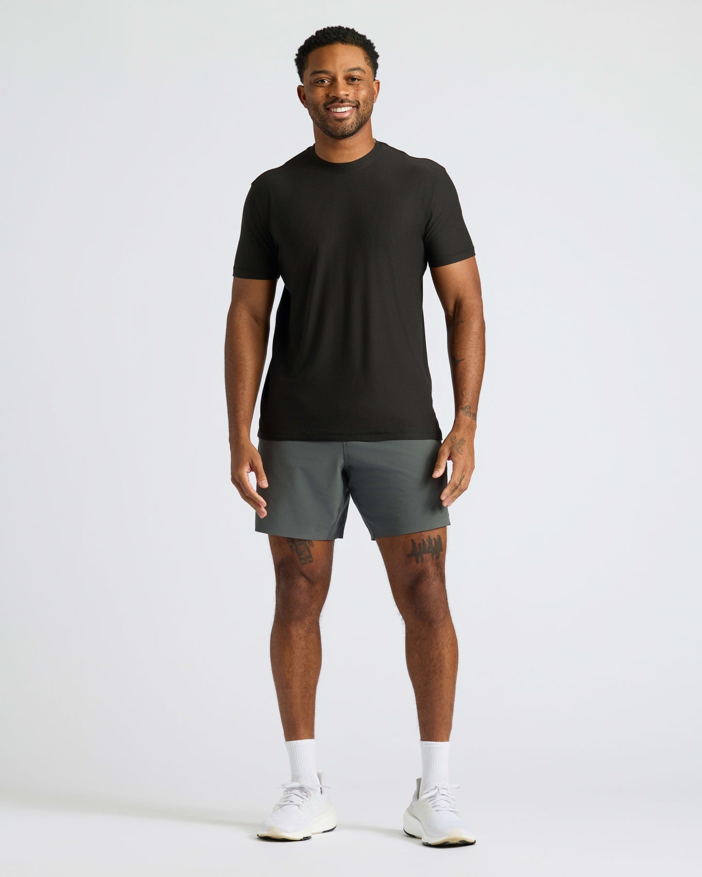 All Black Active Crew Neck 6-Pack