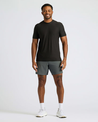 All Black Active Crew Neck 6-Pack