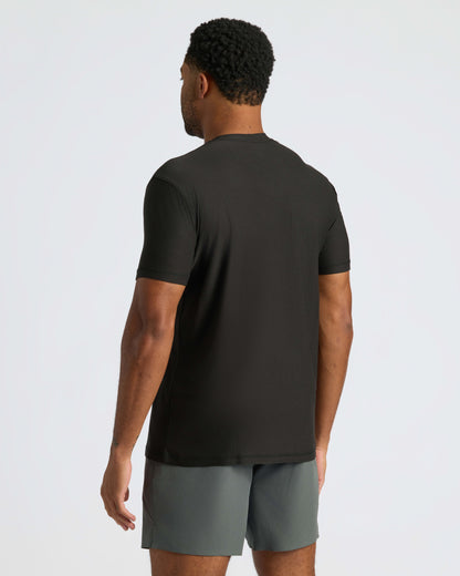 All Black Active Crew Neck 6-Pack