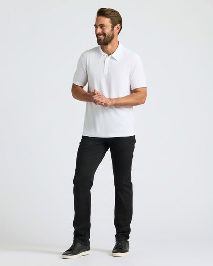 All White Active Polo 6-Pack