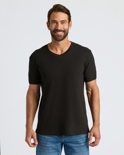 Black Classic V-Neck 3-Pack