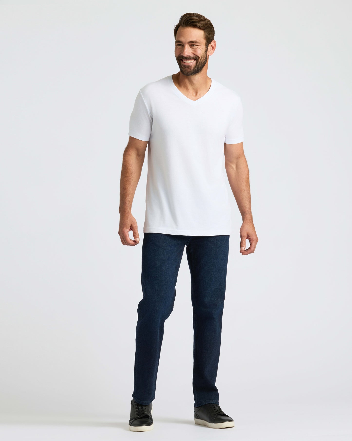 Black & White V-Neck Tee 6-Pack