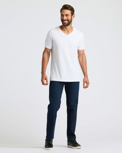 Black & White V-Neck Tee 6-Pack