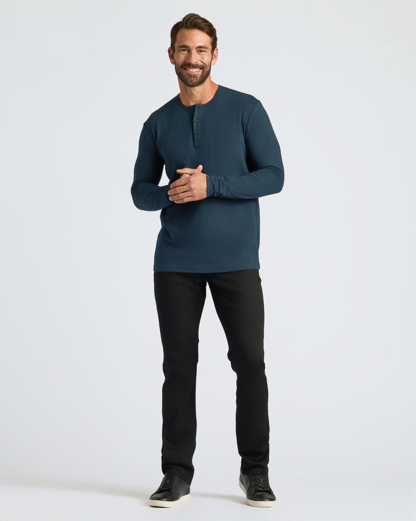 Classic Long Sleeve Henley 3-Pack