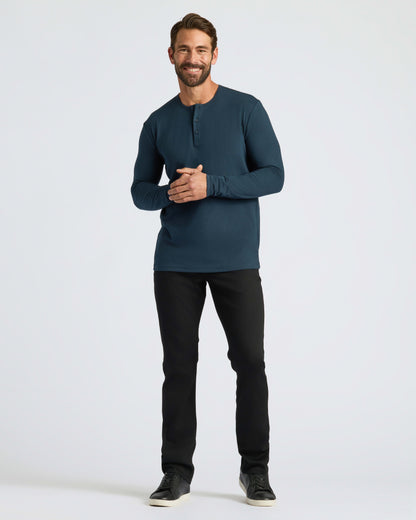 Classic Long Sleeve Henley 3-Pack