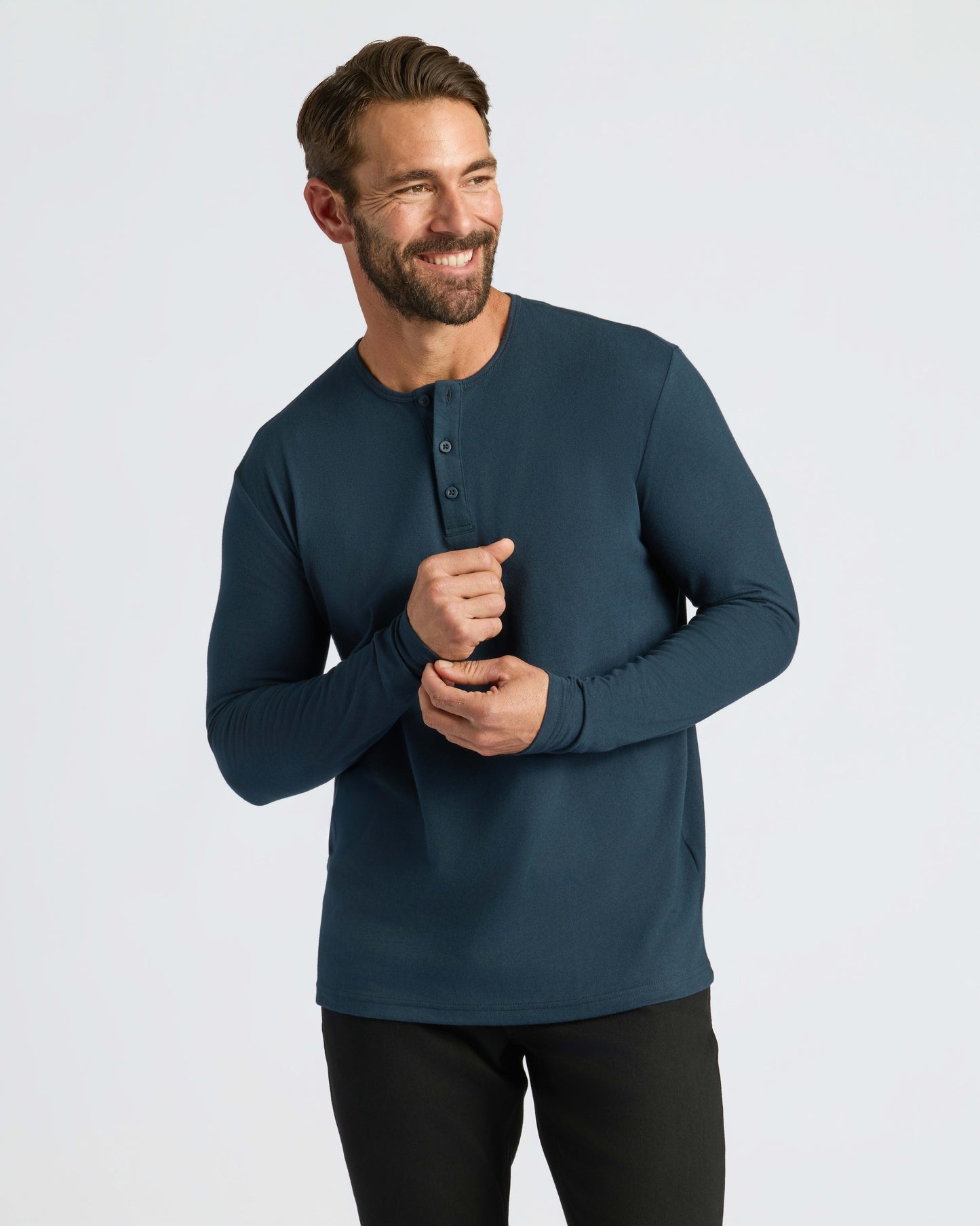 Blues Long Sleeve Henley 3-Pack