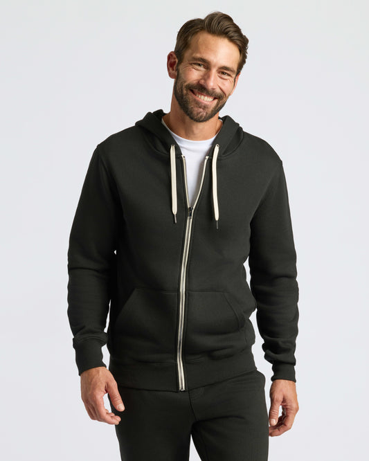 Black Fleece French Terry Zip Hoodie