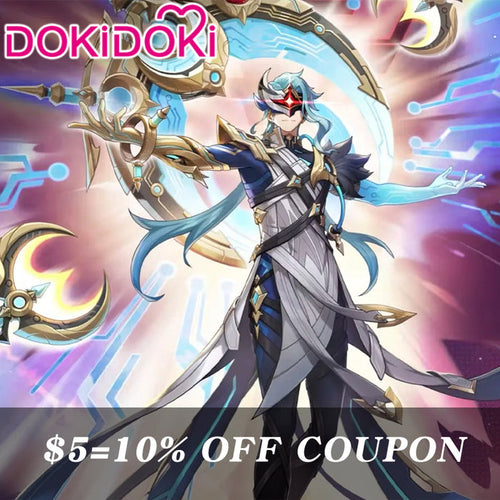 【Confirmed】$5 Deposit =10% OFF Coupon DokiDoki Game Genshin Impact Cosplay Il Dottore BOSS Version