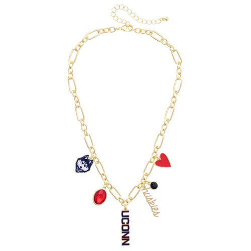 PREORDER: Connecticut Huskies UCONN Gameday Charm Necklace PREORDER: Connecticut Huskies UCONN Gameday Charm Necklace Preorder