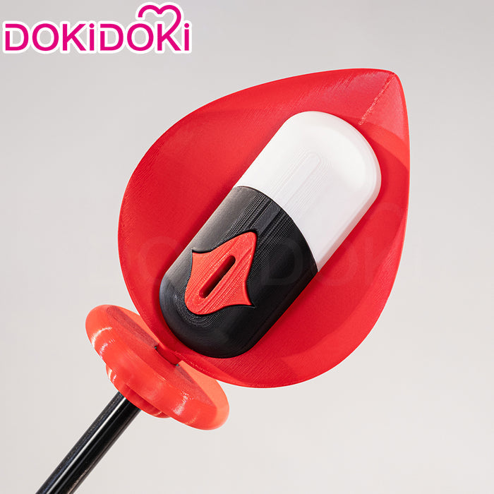 DokiDoki Anime Cosplay Prop Black Red Microphone