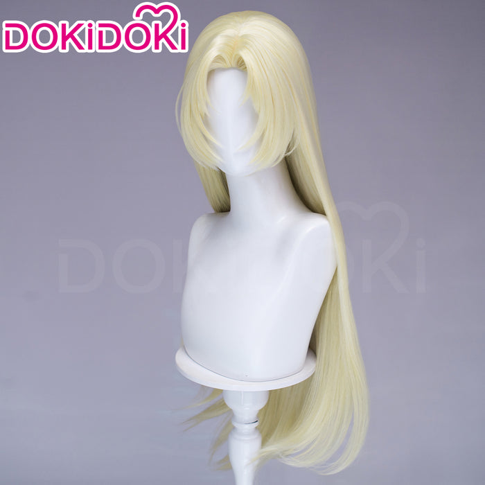 DokiDoki Anime Cosplay Wig Long Straight Blonde Hair