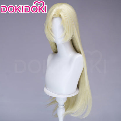 DokiDoki Anime Cosplay Wig Long Straight Blonde Hair