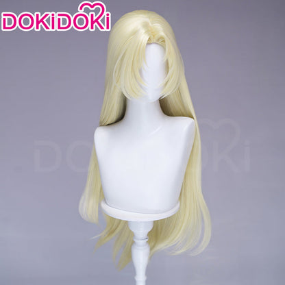 DokiDoki Anime Cosplay Wig Long Straight Blonde Hair