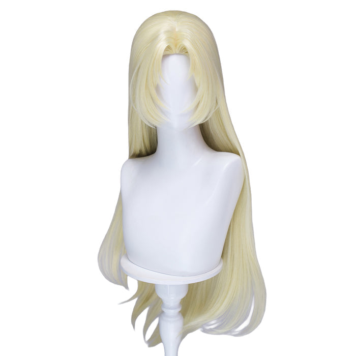 DokiDoki Anime Cosplay Wig Long Straight Blonde Hair