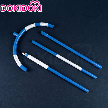 DokiDoki Anime GACHIAKUTA Cosplay Zanka Weapon Prop Aibo Lovely Assistaff