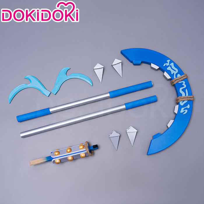 DokiDoki Anime GACHIAKUTA Cosplay Zanka Weapon Prop Aibo Lovely Assistaff