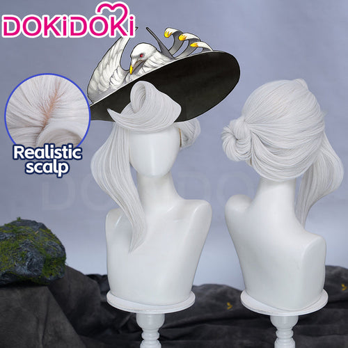 DokiDoki Anime Manga GACHIAKUTA Cosplay Too Lily Wig Long Curly Silver Pre-Braided Hair