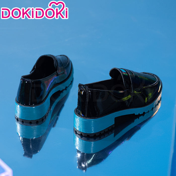 DokiDoki Cosplay Suit Cute Shoes Black Green Shoes