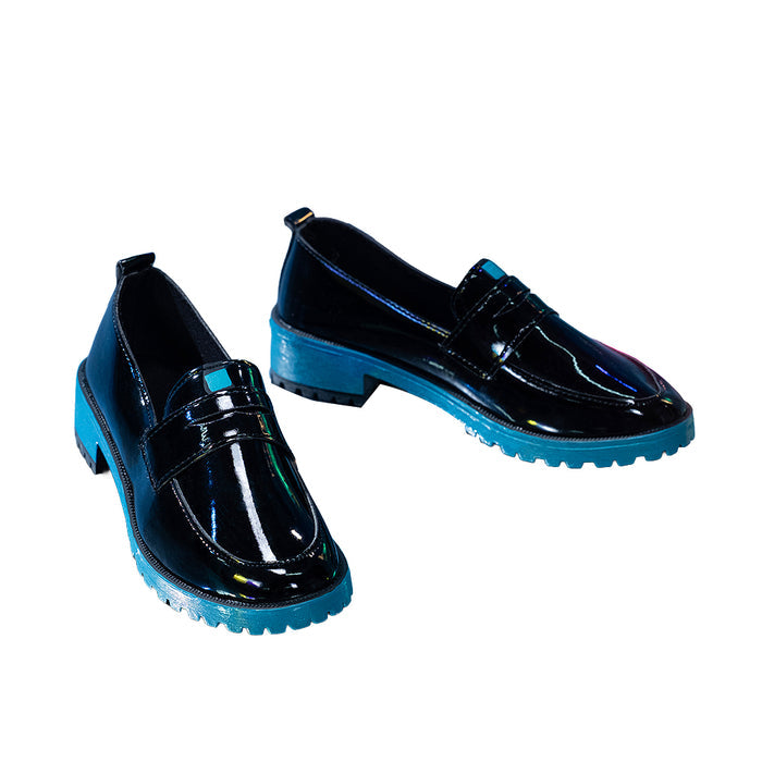 DokiDoki Cosplay Suit Cute Shoes Black Green Shoes