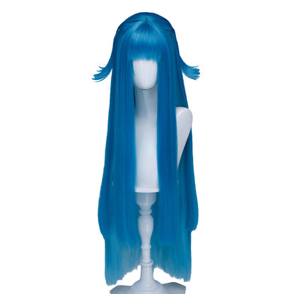 DokiDoki Game Arknights: Endfield Cosplay Last Rite Wig Long Straight Blue Hair