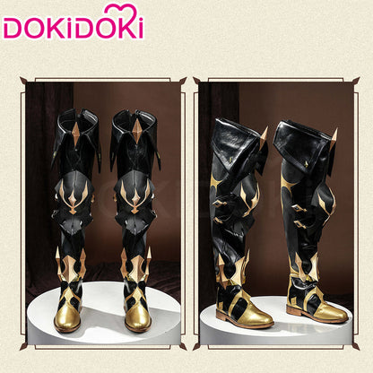 DokiDoki Game Genshin Impact Cosplay Varka Shoes Song of the Welkin Moon Nod Krai